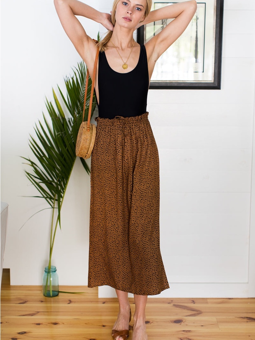 Emerson Fry India Collection Cheetah Skirt